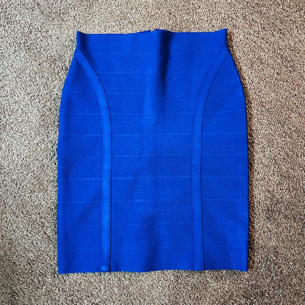 GUESS Royal Blue Bandage Skirt